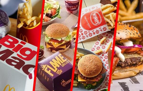 买RocoMamas、Wimpy、Steers或麦当劳这样的汉堡连锁店要花多少钱