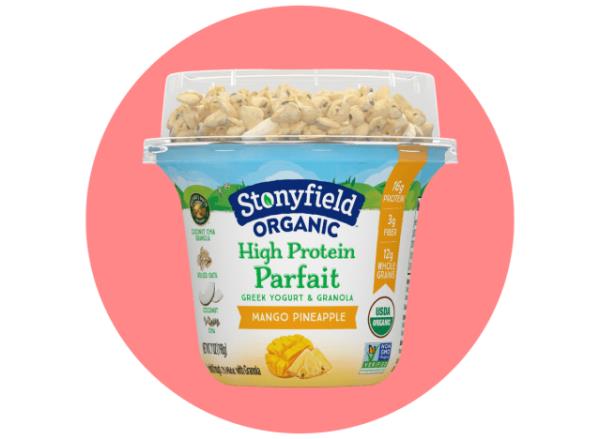 Sto<em></em>nyfield Organic Protein Greek Yogurt Parfait & Granola, Mango Pineapple