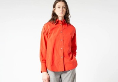 Michael Michael Kors stretch organic cotton poplin cropped shirt, $195 ($99) at Michael Kors, michaelkors.com