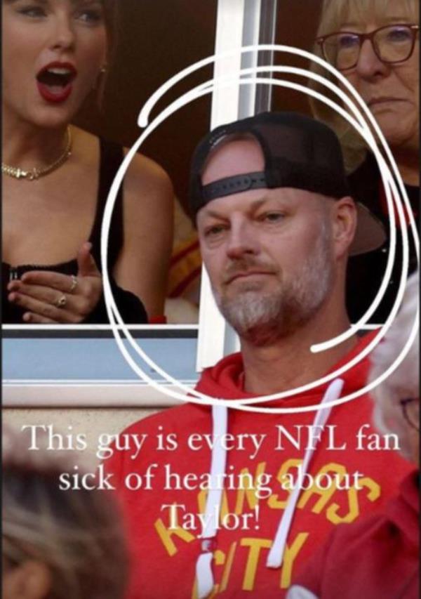 Sunrise presenter Edwina Bartholomew has publically slammed Taylor Swift on Friday, claiming male NFL fans are ‘sick’ of hearing a<em></em>bout the pop star when watching the games. 