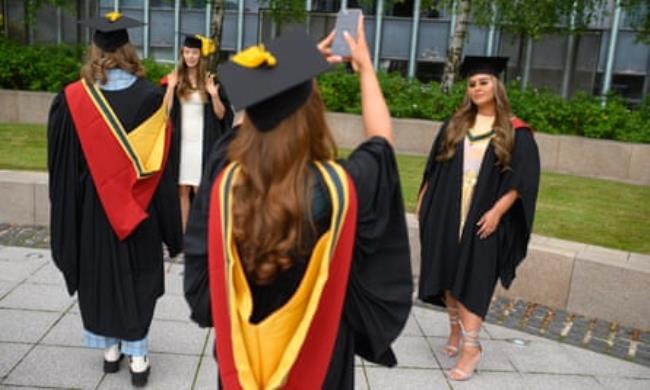 Graduation day at the University of Bolton.