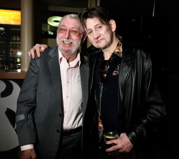 Shane with Ro<em></em>nnie Drew of The Dubliners