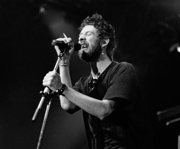 Shane MacGowan on stage