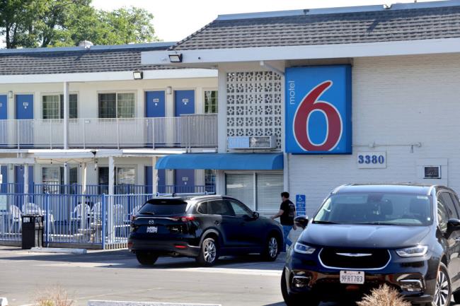 The Motel 6 on Solano Avenue in Napa, Tuesday, July 11, 2023. (Beth Schlanker / The Press Democrat)