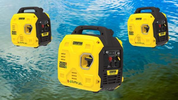 Champion Power Equipment's 2,500-watt dual fuel portable ink=