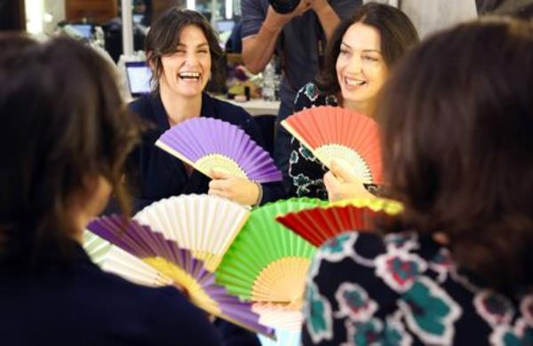 Pictured are speakers at the Natio<em></em>nal Menopause Summit, Sarah Alcock, founder and creator of Prime Fit by Sarah; and Aveen Bannon, dietitian and founder of the Dublin Nutrition Centre. Picture: Marc O'Sullivan