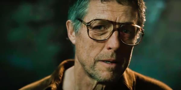 Hugh Grant playing Ed Keplinger in The Regime episode 4