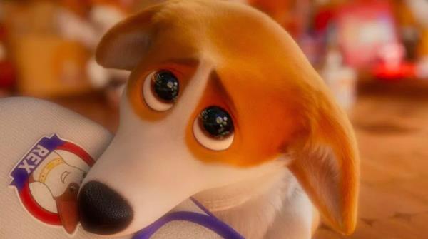still from "the queens corgi" 