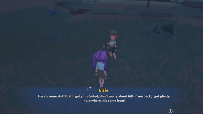 elsie giving you sandfishing supplies my time at sandrock