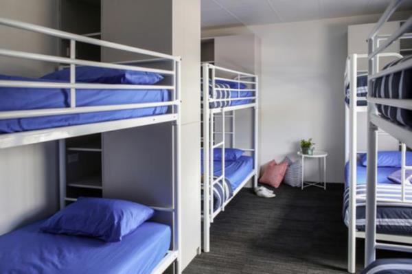Interiors of Spinners Hostel on Newcastle Street.