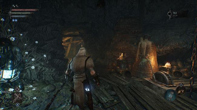 Player standing near a Vestige Lords of the Fallen