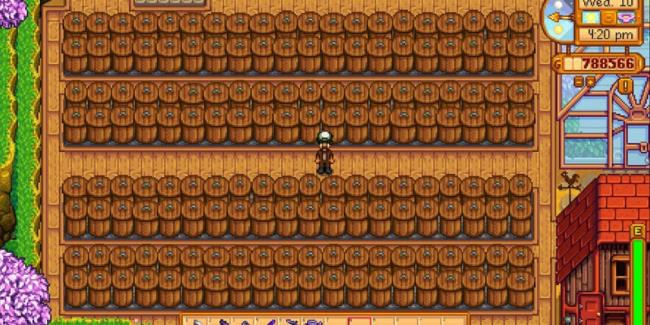 Stardew Valley Preserves Jars In Lines