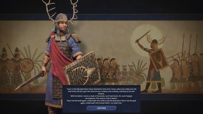 Kurunta's initial loading screen in Total War: Pharaoh