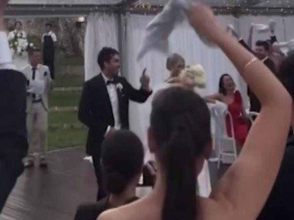 Andrew Gaff's wedding to Emma van Woerden Unknown