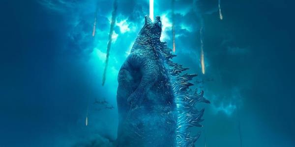 Godzilla fires his atomic breath in Godzilla: King of the Monsters.