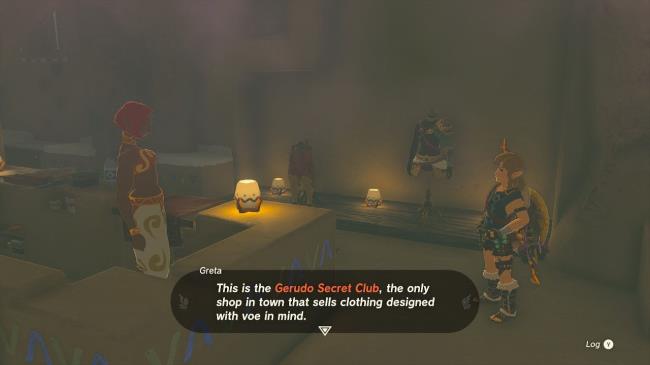 l<em></em>ink speaking to the clerk in the gerudo secret club tears of the kingdom all armor locations armor sets totk