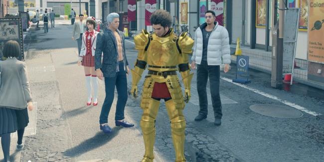 Yakuza Like A Dragon - Full party ready to fight