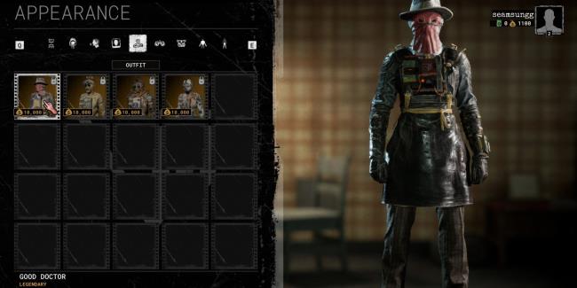 outlast trials legendary outfit in customize menu