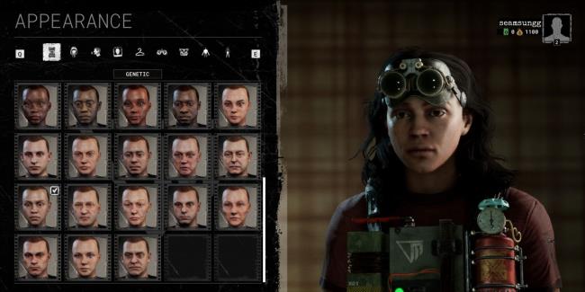 outlast trials character customization menu genetic presets