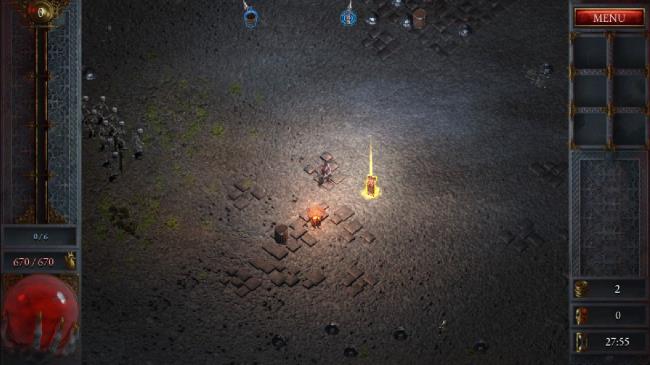 A Scroll of Mastery item in Haunted Caverns.