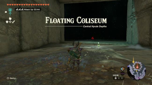 Floating Coliseum screenshot discovery majora's mask location totk tears of the kingdom