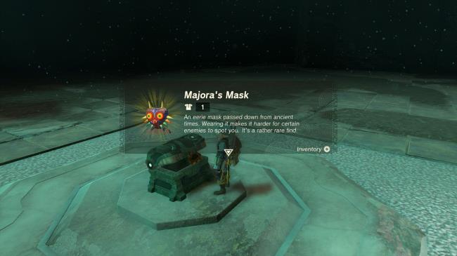 collecting majora's mask after defeating all five lynels totk majora's mask location tears of the kingdom